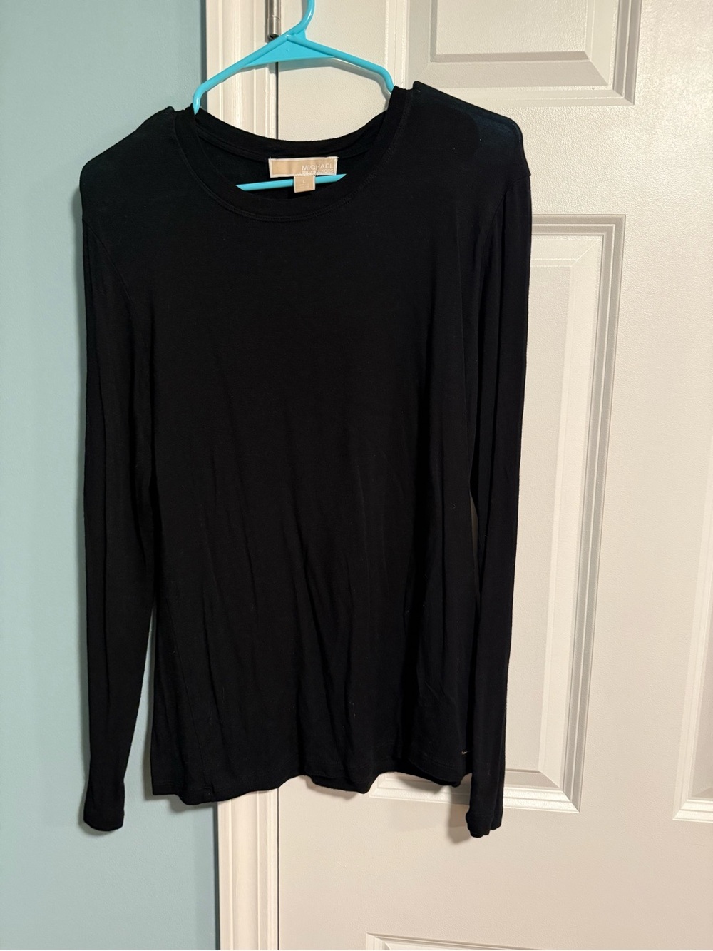 10 Items for $20: Michael Kors Black Long Sleeve Crewneck Top